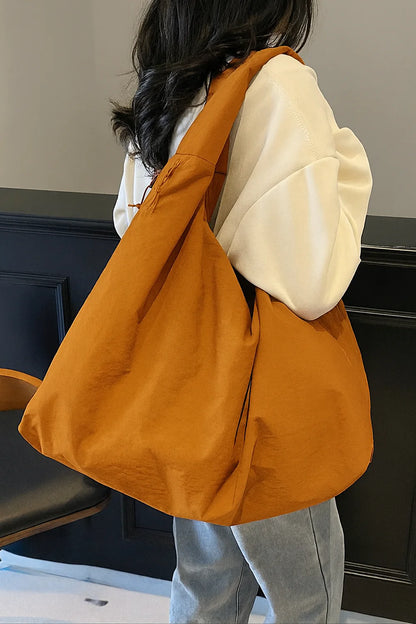 Casual Red Shoulder Tote Bag
