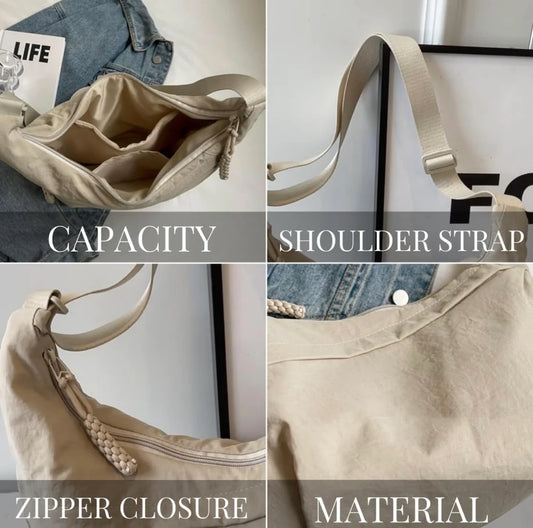 Blue Dumpling Crossbody Bag